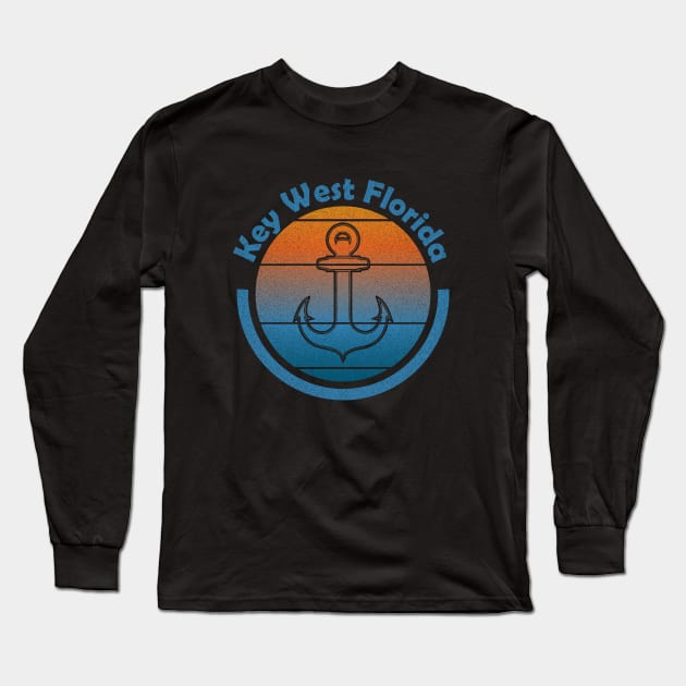 Key West Sailor - Conch Republic Sailing The Florida Keys Long Sleeve T-Shirt by eighttwentythreetees